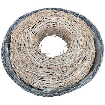 PflanzRingSet/2 Willow, Rattan, 55x55x12 cm, 60x60x13 cm