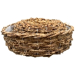 PflanzRingSet/2 Willow, natur, Rattan, 25x25x9 cm, 30x30x9 cm