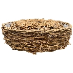 PflanzRingSet/2 Willow, natur, Rattan, 30x30x9 cm, 36x36x9,5 cm