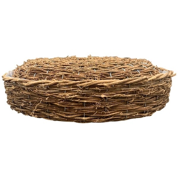 PflanzRingSet/2 Willow, natur, Rattan, 55x55x12 cm, 60x60x13 cm