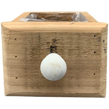 PflanzKasten Bloom, natur, Holz, 12x10x9 cm