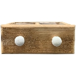 PflanzKasten Bloom, natur, Holz, 22x10x9 cm