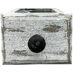 PflanzKasten Bloom, weiß, Holz, 12x10x9 cm