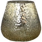 WindLicht Vitreous, gold, Glas, 10x10x10 cm
