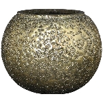 WindLicht Vitreous, gold, Glas, 10x10x12 cm