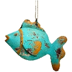 FischHänger Kanu, Metall, 15x3x9,5 cm