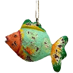 FischHänger Kanu, Metall, 15x3x9,5 cm