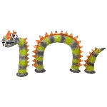 Drache Kanu, Metall, 56x7x25 cm