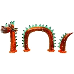 Drache Kanu, Metall, 56x7x25 cm