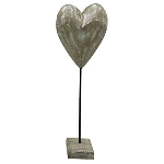 Herz Dost, Holz, 15x6x35 cm