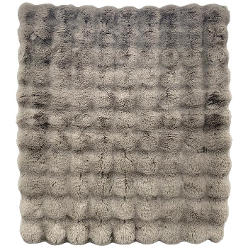 Decke Cussin, braun, Polyester, 160x140x4 cm