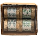Serviettenring LesFleurs, Holz, 4,5x4,5x4,5 cm