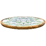 Tablett LesFleurs, Holz, 40x40x1,5 cm