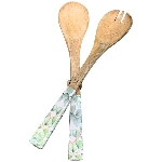 Salatbesteck Set/2 LesFleurs, Holz, 33,5x6,5x2 cm
