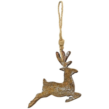 RentierHänger Dost, natur, Holz, 16x13x2,5 cm