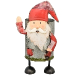 Topf Santa Kanu, Metall, 28x21x45 cm