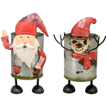 Topf Santa Kanu, Metall, 28x21x45 cm