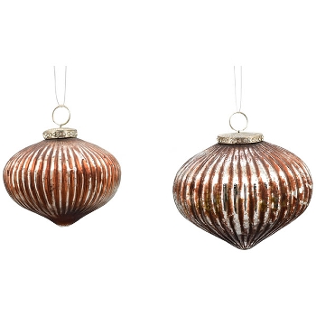 KugelHänger Iride, braun, Glas,10x10x10 cm