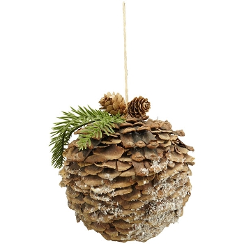 ZapfenHänger Aride, Natur, 15x15x15 cm
