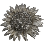 Sonnenblume Lilian, Polyresin, 14,1x13,7x4 cm