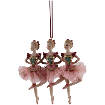 BallerinaHänger Lilian, Polyresin, 11x2,7x13,4 cm