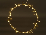 130er LED RingHänger Lumière, silber, 60x60 cm