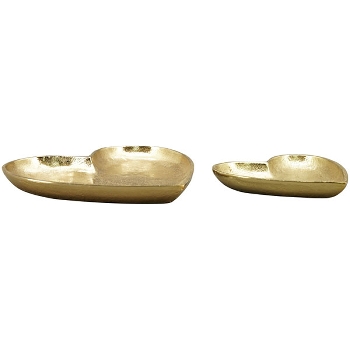HerzTablett Doré, gold, Aluminium, 24x25x3 cm
