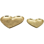 HerzTablett Doré, gold, Aluminium, 24x25x3 cm