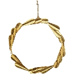 KranzHänger Doré, gold, Metall, 24x1x24 cm