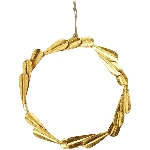 KranzHänger Doré, gold, Metall, 24x1x24 cm