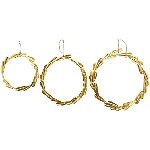 KranzHänger Doré, gold, Metall, 29x2x29 cm