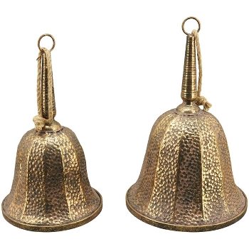 Glocke Doré, Metall, 30x30x45,7 cm