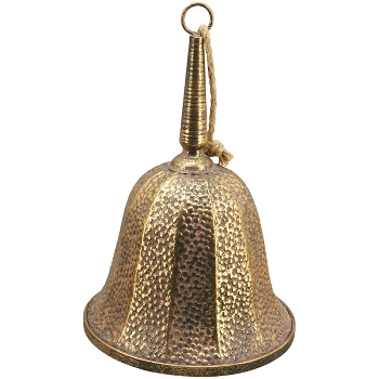 Glocke Doré, Metall, 30x30x45,7 cm