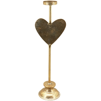 KerzenHalter Doré, gold, Metall, 11,5x9,3x38,5 cm
