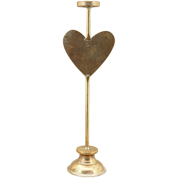 KerzenHalter Doré, gold, Metall, 11,5x9,3x38,5 cm