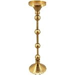 KerzenHalter Doré, gold, Metall, 12x12x46,3 cm