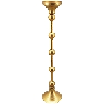 KerzenHalter Doré, gold, Metall, 12x12x55 cm