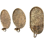 KerzenHalter Doré, Metall, 25,3x7,5x30 cm