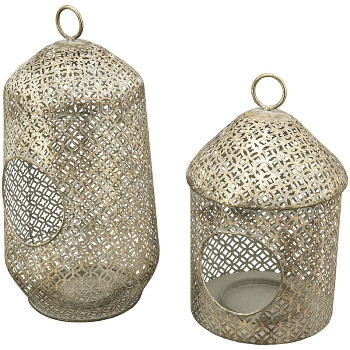 Laterne Doré, Metall, 19x19x38,5 cm