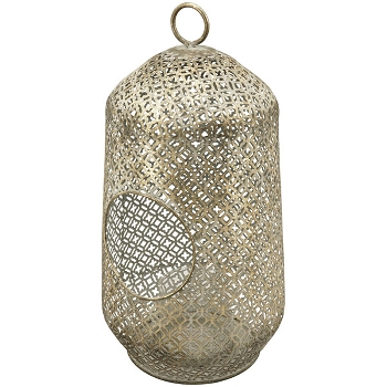 Laterne Doré, Metall, 19x19x38,5 cm