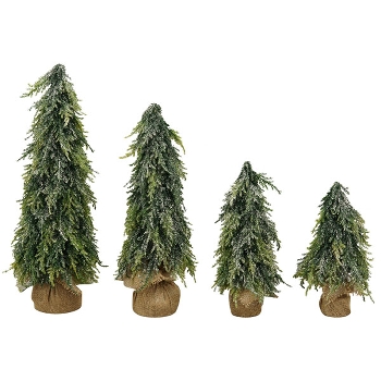 TannenBaum ArtificialNature, silber, PE/Burlap, 16x16x35 cm