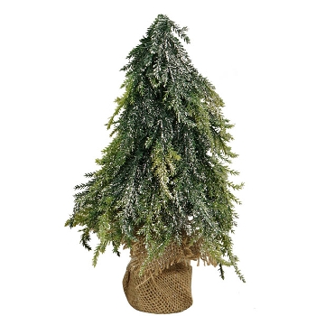 TannenBaum ArtificialNature, silber, PE/Burlap, 16x16x35 cm