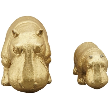 Nilpferd Lilian, Zement, 11,5x4,5x4,5 cm