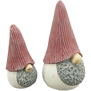 Santa DUR, rot, Zement, 6,5x6x12 cm