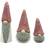 Santa DUR, rot, Zement, 6,5x6x12 cm