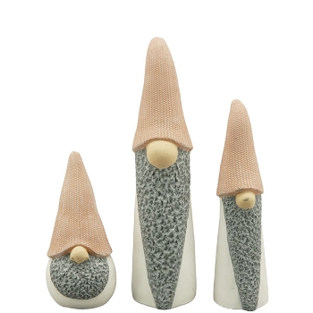 Santa DUR, lachs, Zement, 10,5x10,5x20,5 cm