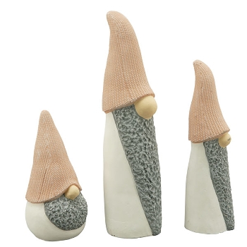Santa DUR, lachs, Zement, 9x9x27 cm