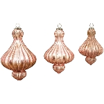 Ornament Iride, pink, Glas, 14x14x20 cm