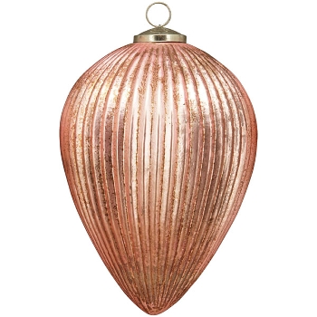 Ornament Iride, pink, Glas, 23x23x30 cm
