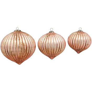 Ornament Iride, pink, Glas, 28x28x28 cm